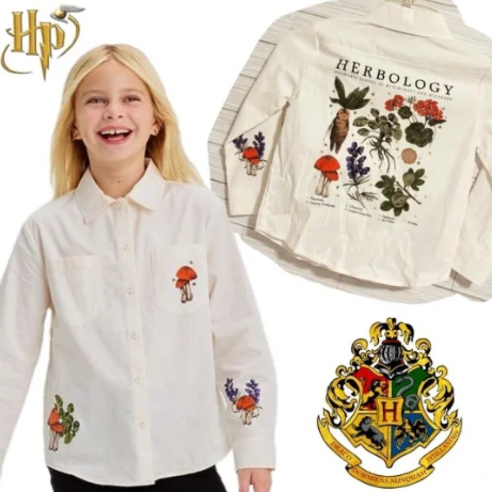 Wizarding World of Harry Potter Ltd Ed. Kids Herbology Button-Down Shirt